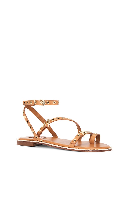Shop Schutz Annete Sandal In Cuoio Brown