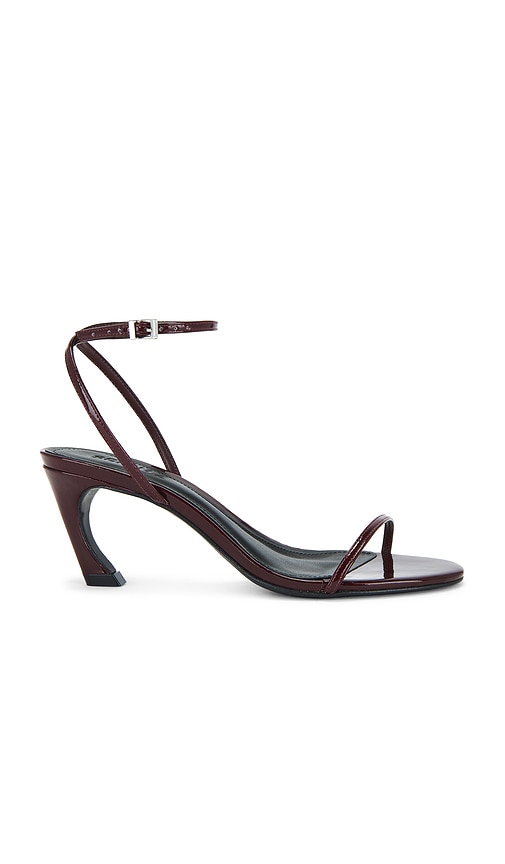 Schutz Siena Curve Mid 샌들 In Burgundy