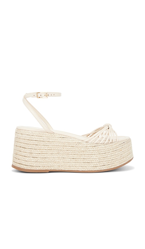 Livia Sandal in Cream. - size 9.5 (also in 10, 6, 7.5, 8, 8.5)