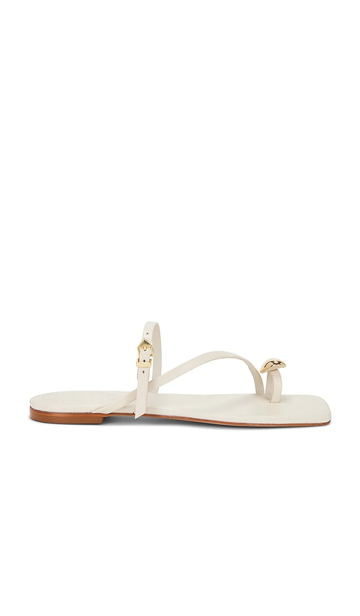 Elysa Flat in White. - size 9.5 (also in 11, 5.5, 6, 6.5, 8, 8.5, 9)