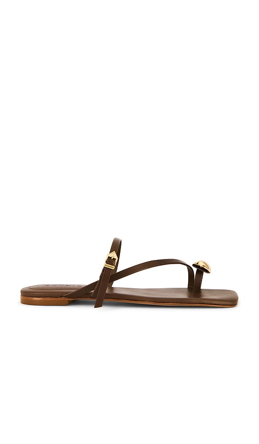 Elysa Flat in Chocolate. - size 10 (also in 5, 6.5) - Schutz - Modalova