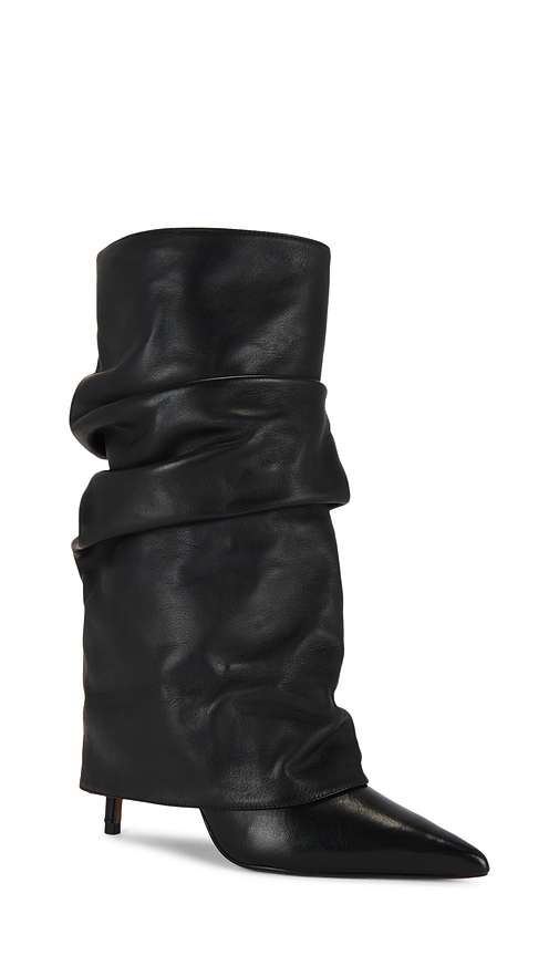 Schutz Mikki Cloak Boot In Animal Print