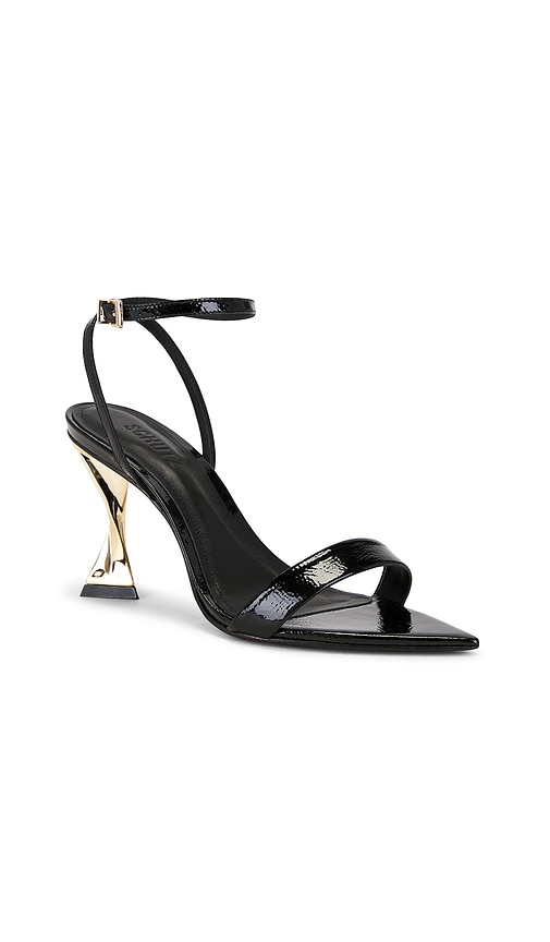 Schutz Elisha Ankle Strap Sandal In Black