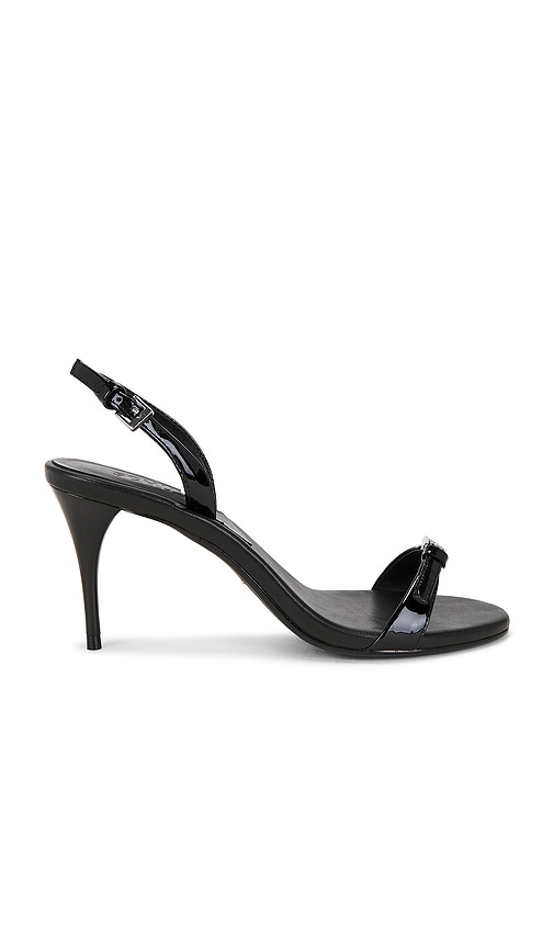 Schutz Aurora Sling Mid Sandal In Black