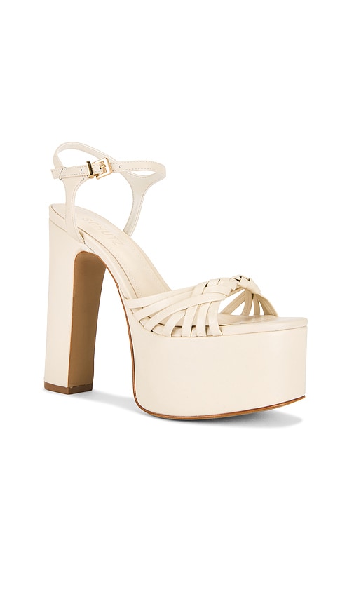 Schutz Tara Platform Sandal In White