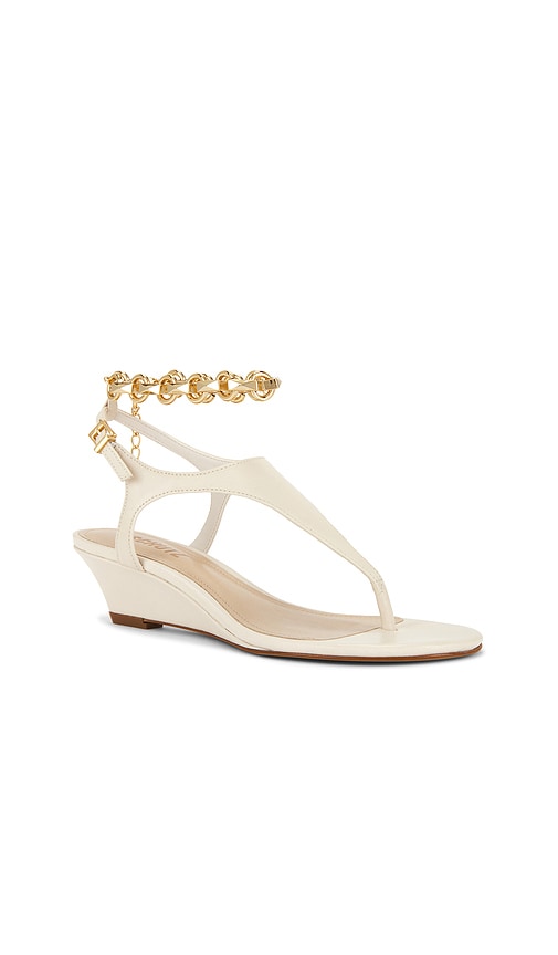 Schutz Lys Wedge Sandal In White