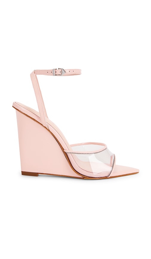 Schutz Elodie Vinyl Wedge Sandal