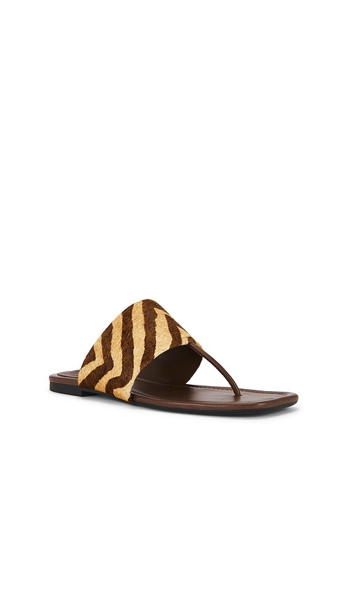 Schutz Martha Flat In Brown