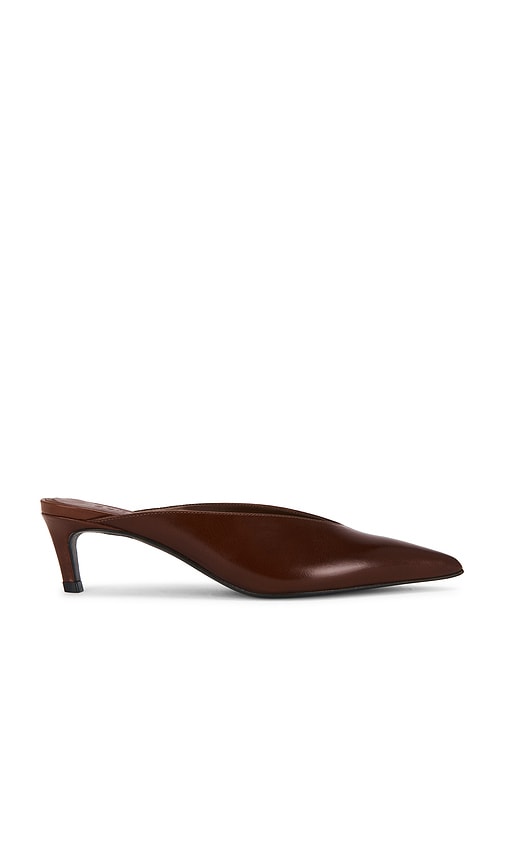 Schutz Loren Mid Mule Pump in Brown. - size 7.5 (also in 8)