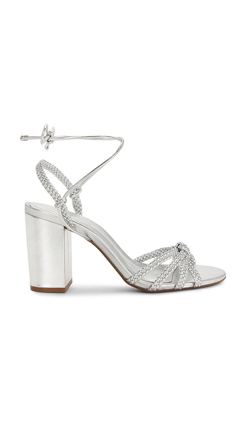 Schutz Adele Block 샌들 In Silver