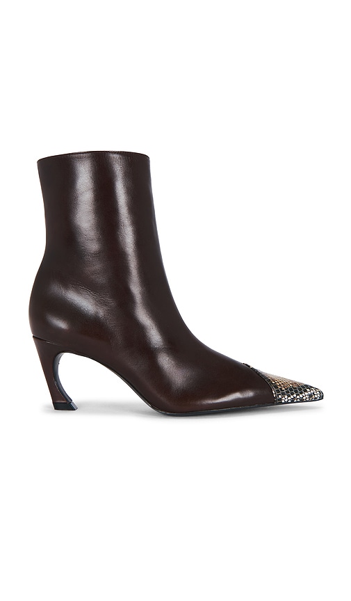Schutz Lexi Pull-on Bootie in Brown. - size 6 (also in 7.5, 8, 8.5, 9.5)