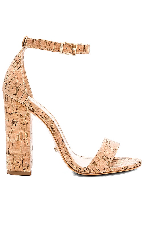 schutz cork sandals