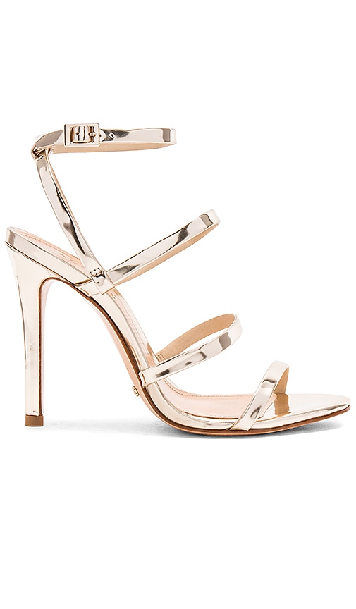 schutz gold heels