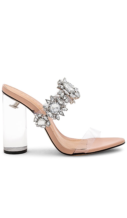 Schutz Blanck Mule in Transparente 