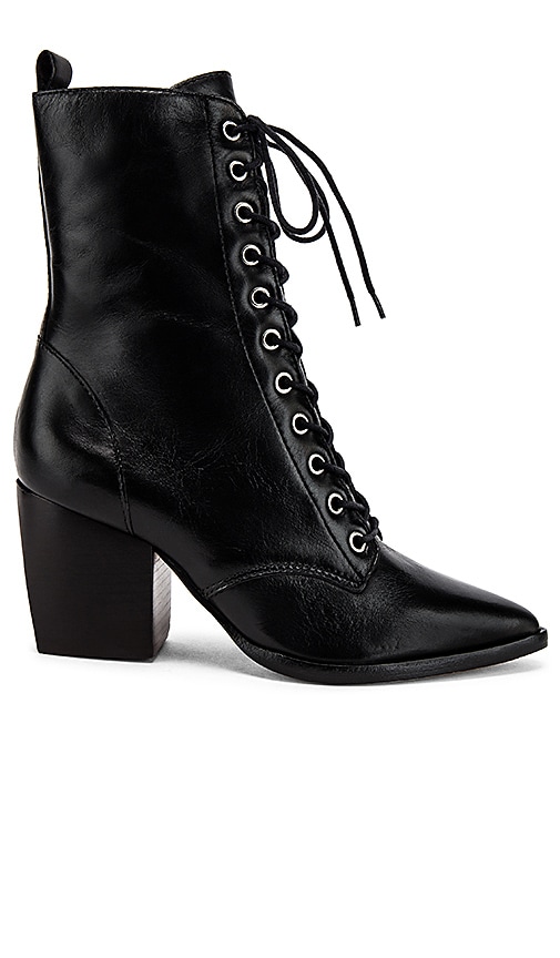 Schutz Lace Up Boot in Black | REVOLVE