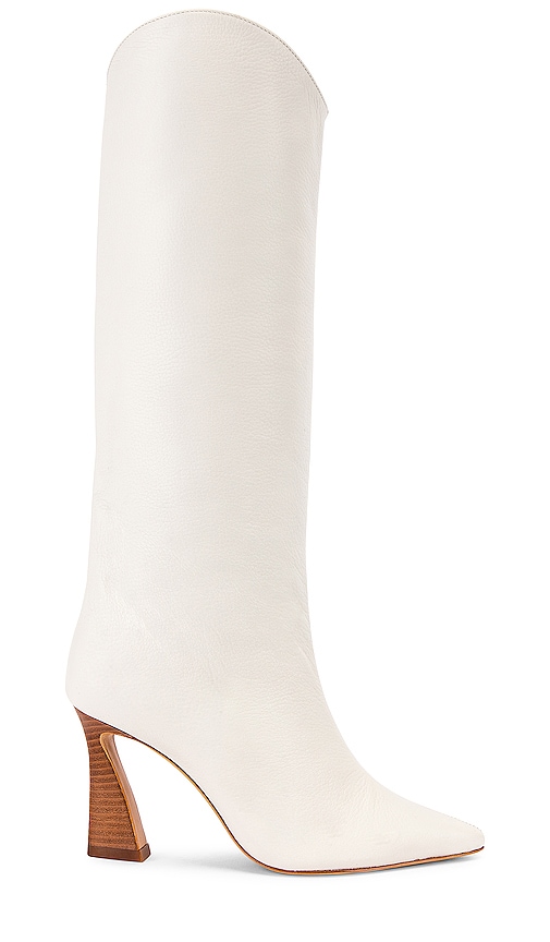 schutz white boots