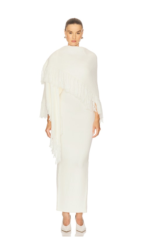 Selmacilek Fringe Scarf In Sand