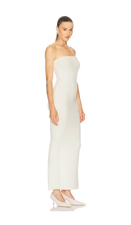 Selmacilek Strapless Dress In White
