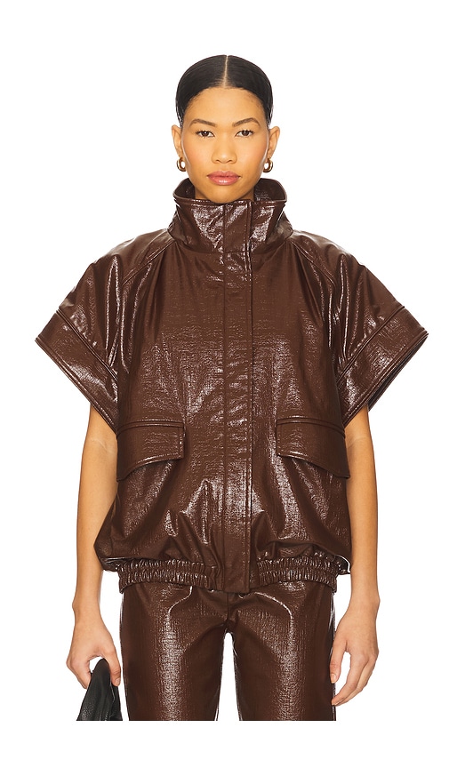 Selmacilek Bomber Jacket In Brown