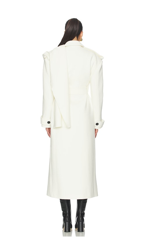  Selmacilek Jacke Im Cape-stil In Cream. Größe S. Also In Xs, M. 