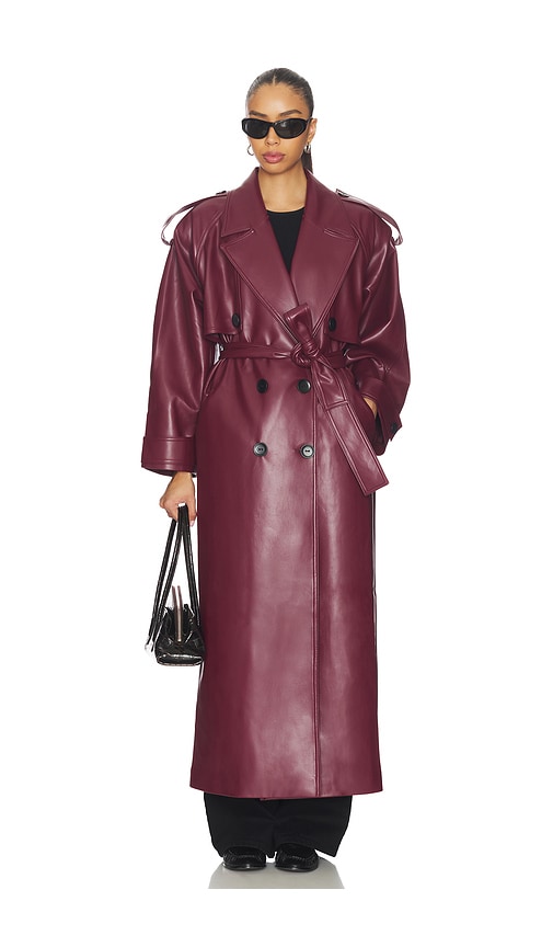 SELMACILEK Leather Trenchcoat
