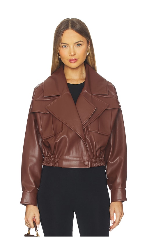 SELMACILEK Lea Tan Leather Jacket