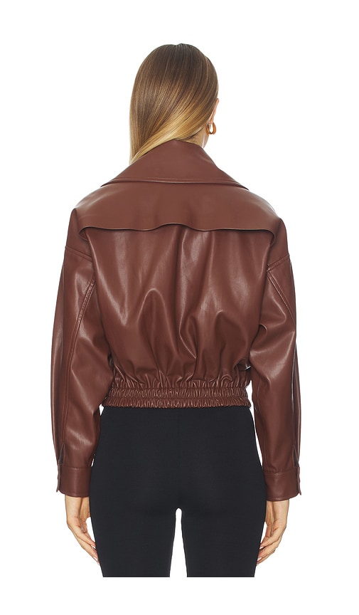  Selmacilek Lea Tan Leather Jacket In Brown. Größe S. Also In Xs, M, L. 