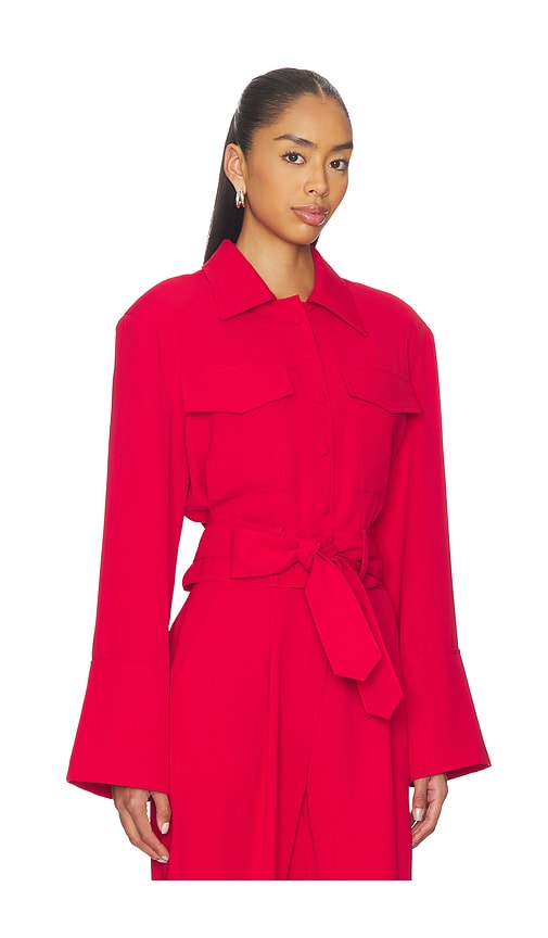 Selmacilek Reign Jacket In Red. Size S. Also In Xs, M, L. 