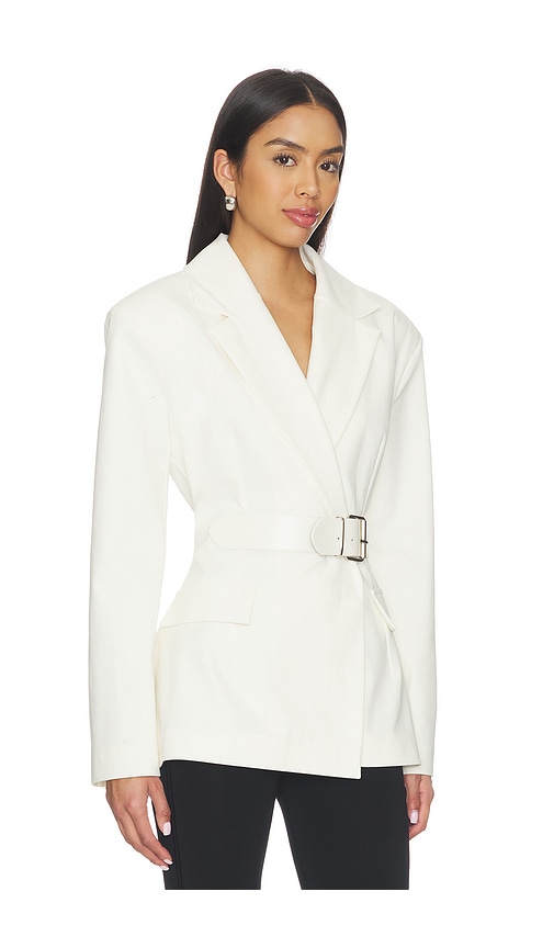 Selmacilek Daylight Blazer Jacket In White
