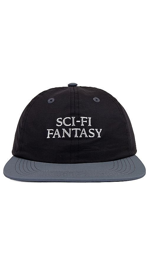 Shop Sci-fi Fantasy Nylon Logo Hat In 黑色