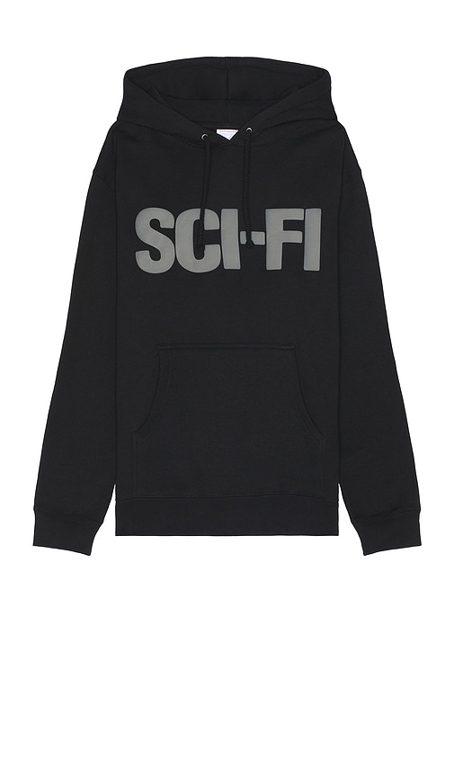 Shop Sci-fi Fantasy Big Logo Hoodie In 黑色