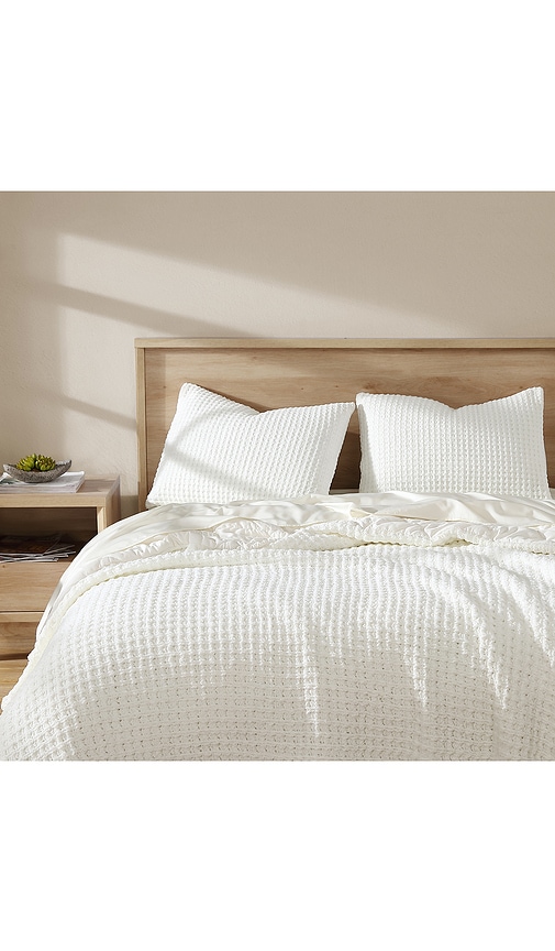  Sunday Citizen Kuschelige Steppdecke Mit Waffelmuster Snug Waffle Comforter In White. 