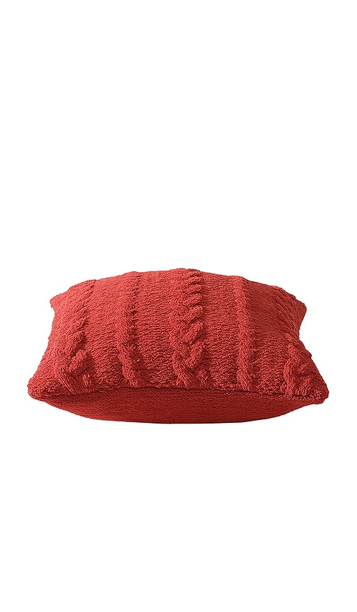 Sunday Citizen Braided Throw Pillow In Red