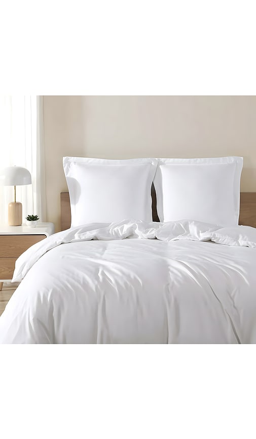  Sunday Citizen Taie D'oreiller Bambou Naturel Premium Natural Premium Bamboo Euro Sham En White. 
