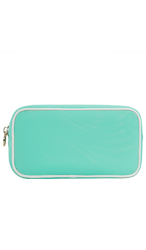 Shop Stoney Clover Lane Clear Small Pouch In Teal