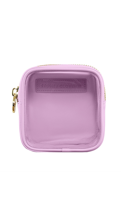 Stoney Clover Lane Clear Front Mini Pouch in Grape