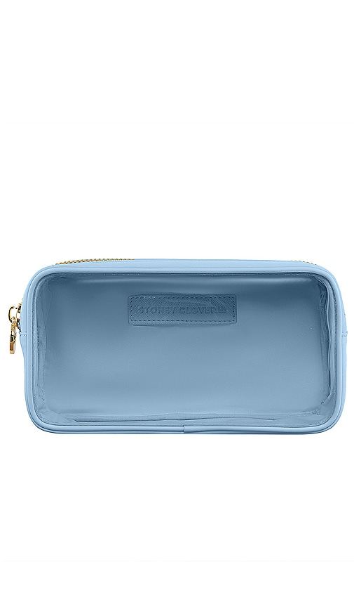 Product image of Stoney Clover Lane Clear Front Small Pouch in Periwinkle. Click to view full details