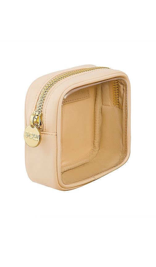  Stoney Clover Lane Clear Front Mini Pouch In Tan. 