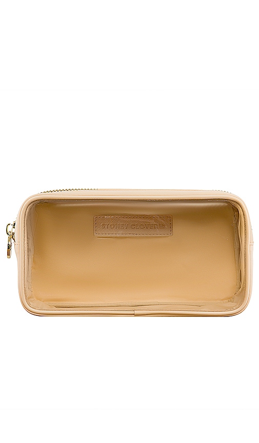 Stoney Clover Lane Clear Front Small Pouch in Sand