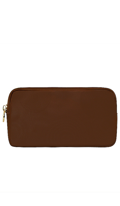 Honey Espresso Curved Crossbody Bag