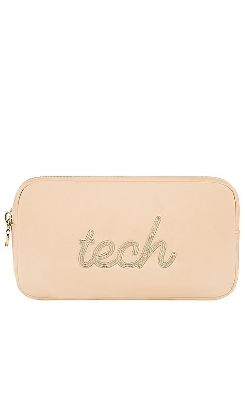 Stoney Clover Lane Sand Tech Embroidered Small Pouch in Sand