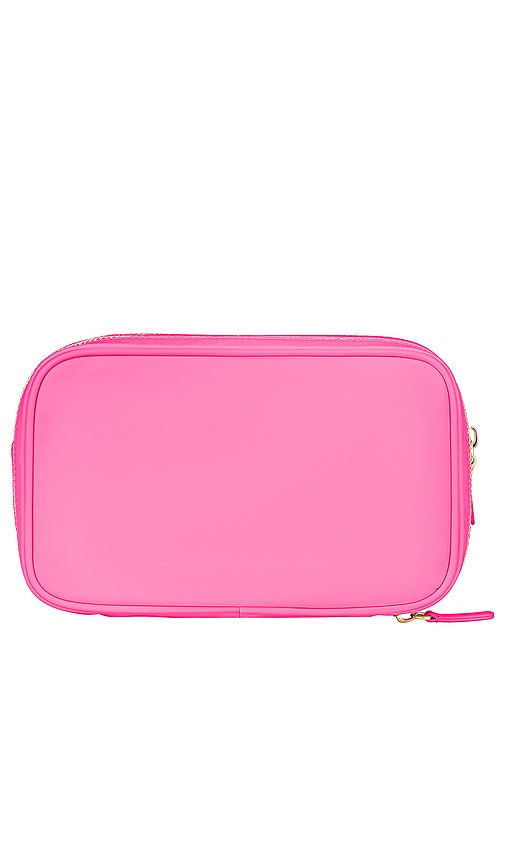 Shop Stoney Clover Lane Double Zip Pouch In Pink