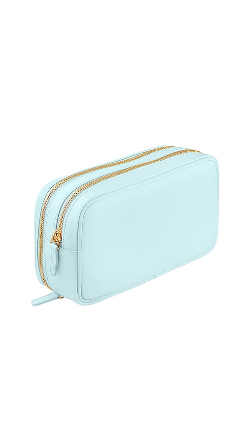  Stoney Clover Lane Tasche Double Zip Pouch In Baby Blue. 