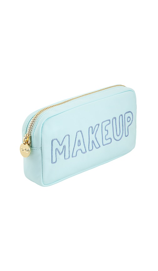  Stoney Clover Lane Estuche Pequeño Makeup En Block Print Sky Nylon Small Pouch En Color Azul Talla All . 