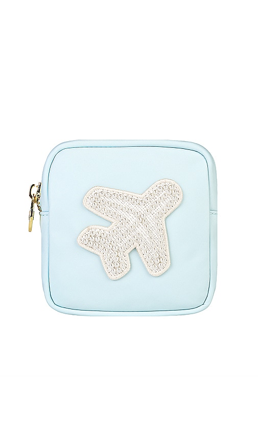 Airplane Clear Front Mini Pouch