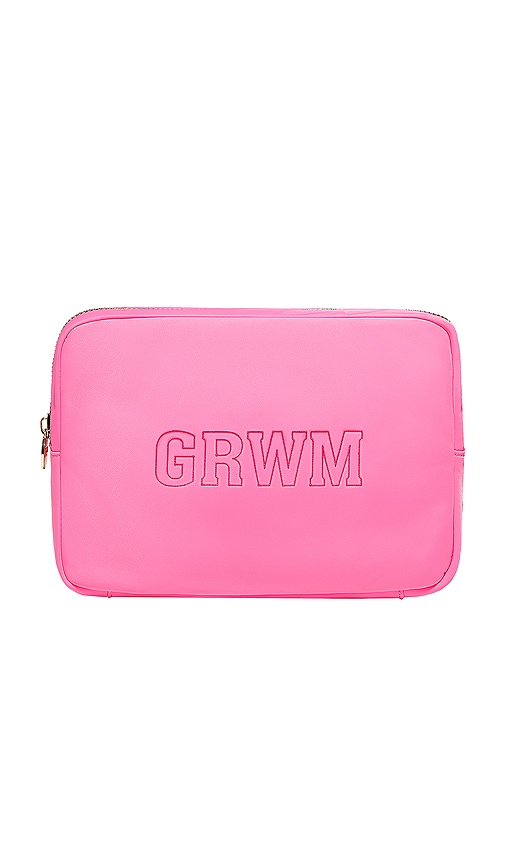 x REVOLVE GRWM Large Pouch in Bubblegum.