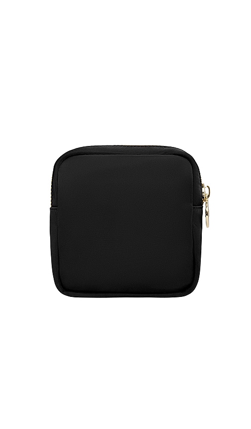 Stoney Clover Lane Kbyeee Embroidered Mini Pouch In Black