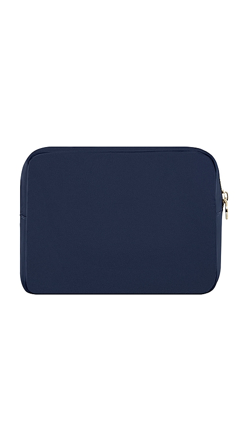 Stoney Clover Lane Wipes And Dipes Embroidered Large Pouch In Navy