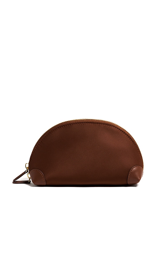 Curved Mini Pouch in Espresso.