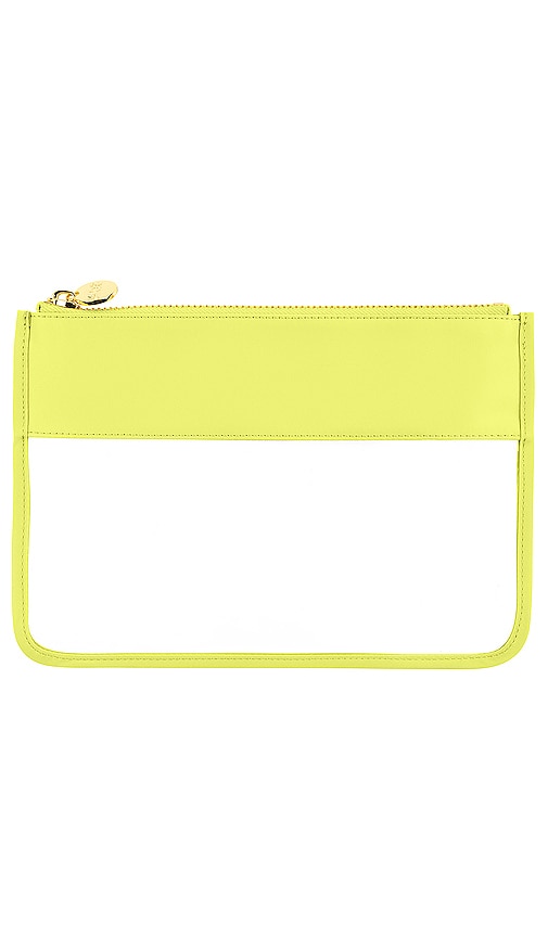 Stoney Clover Lane Classic Clear Flat Pouch in Lime